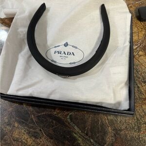 Prada skinny headband- only worn 2 times and sadly too big on my head.
